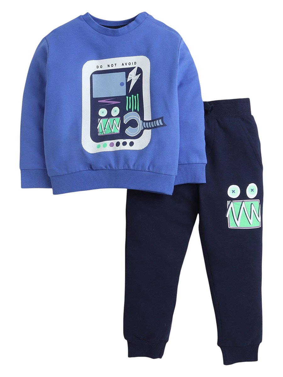 Boys Cotton Sweatshirt and Joggers Set