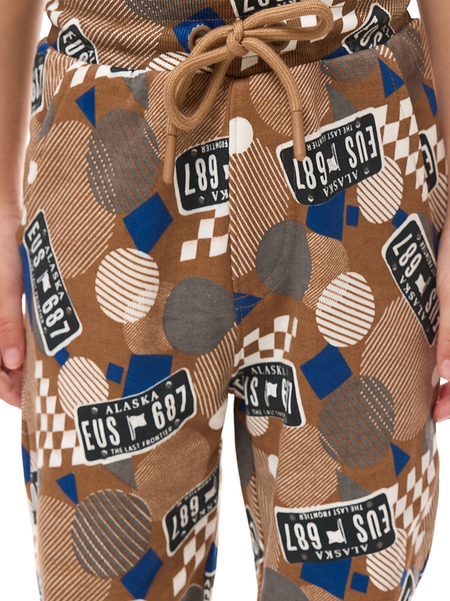 Boys Embroidered Patch Sweatshirt and Joggers Set