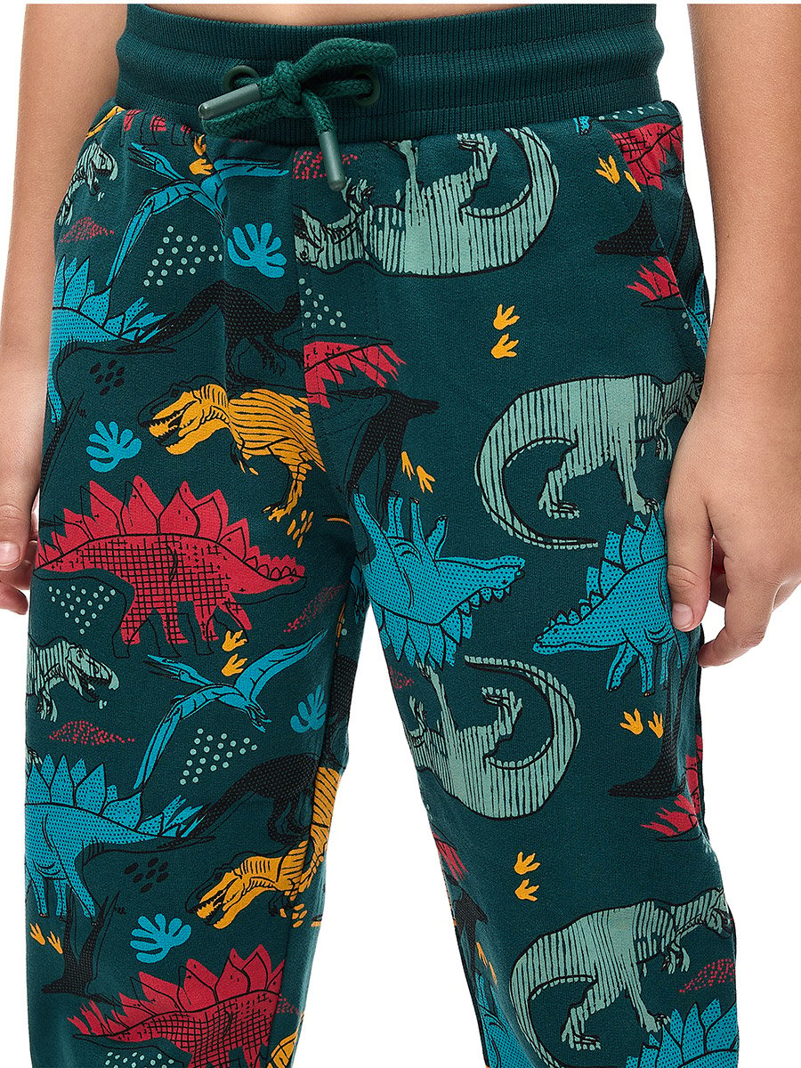 Boys Green Dinosaur Hoodie and Joggers Set