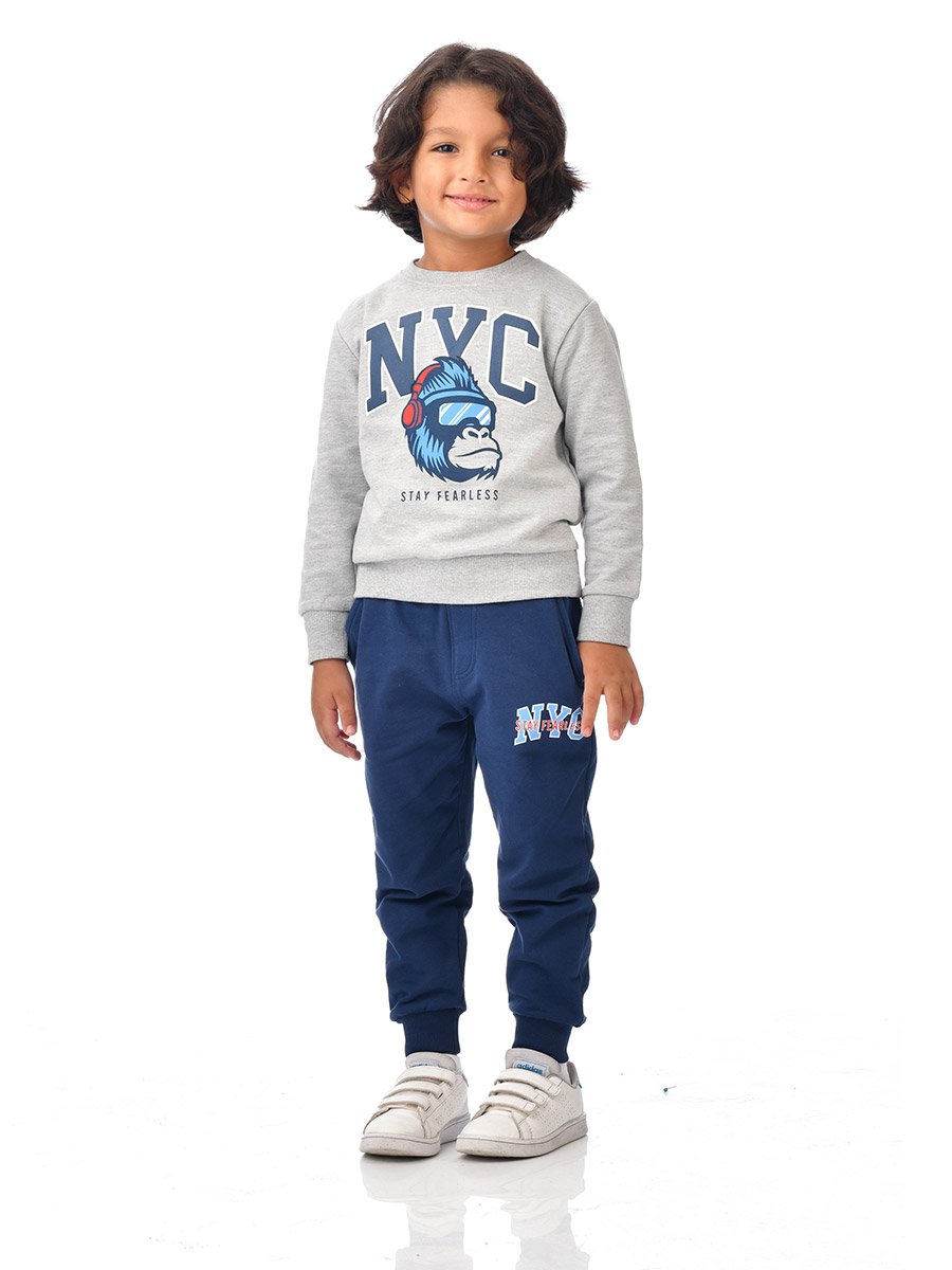 Boys NYC Graphic Sweatshirt and Joggers Set