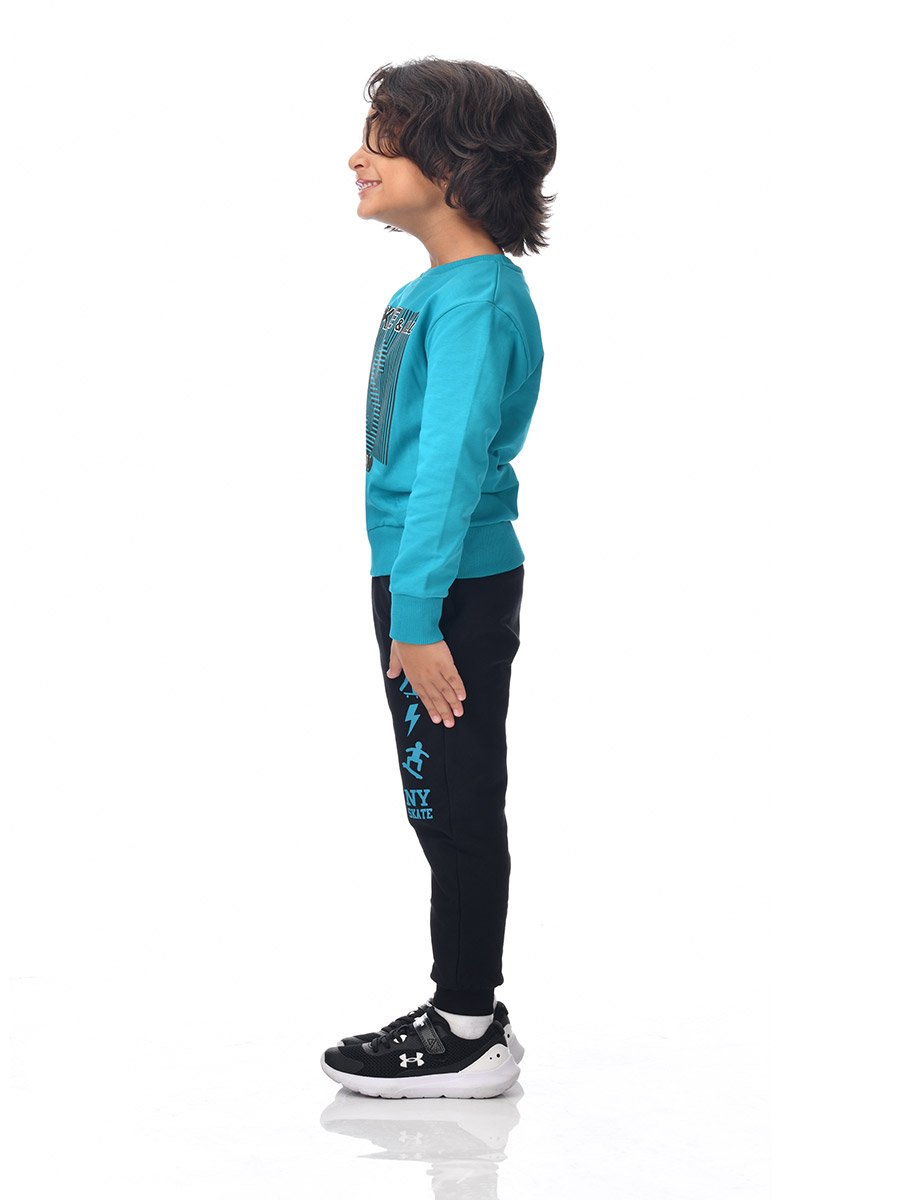 Boys Graphic Print Sweatshirt and Joggers Set