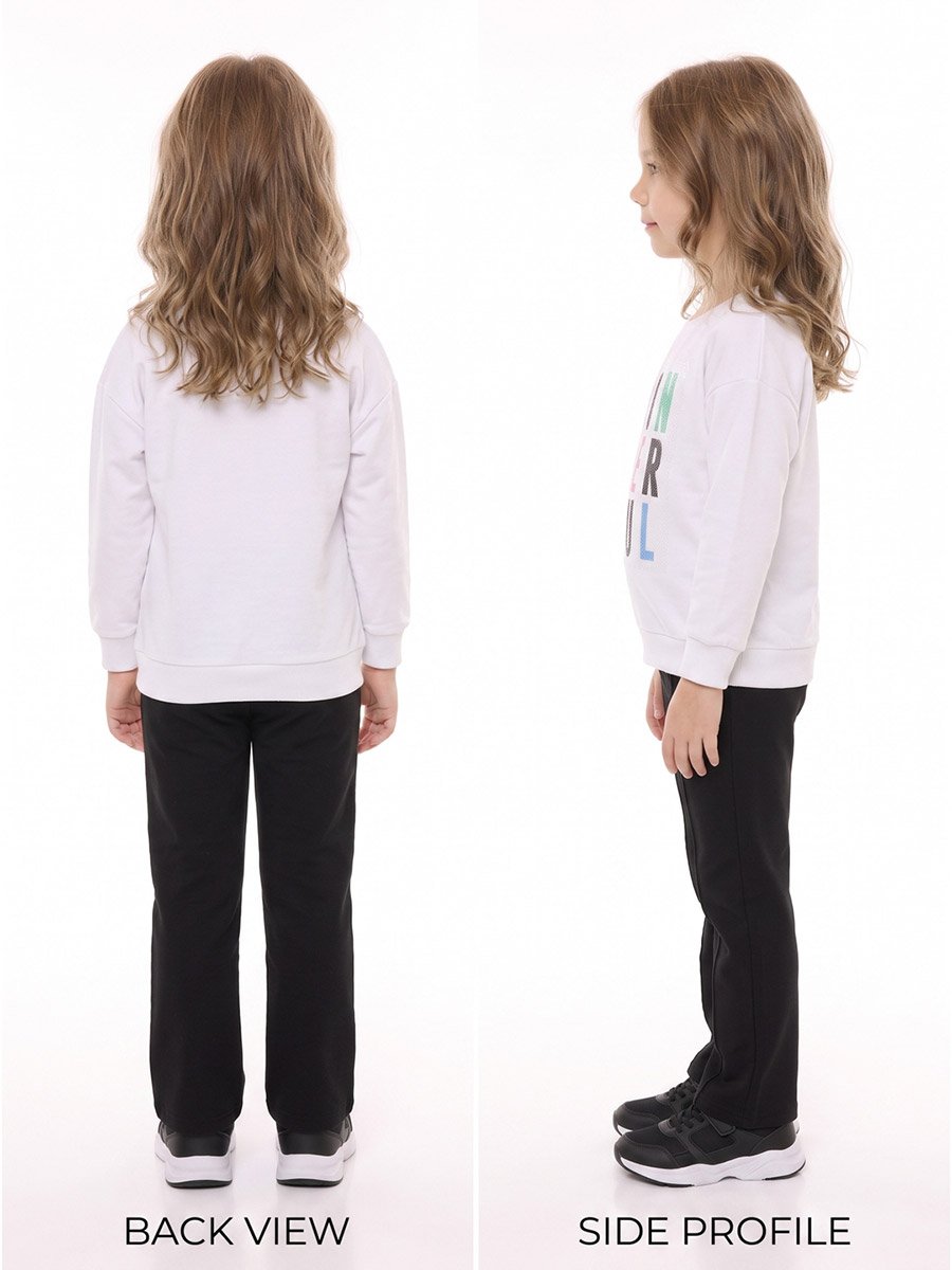 Girls Multi Sequined Top and Flared Leggings Set