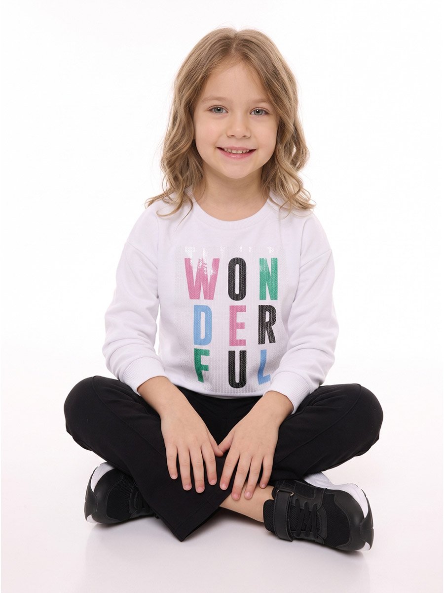 Girls Multi Sequined Top and Flared Leggings Set