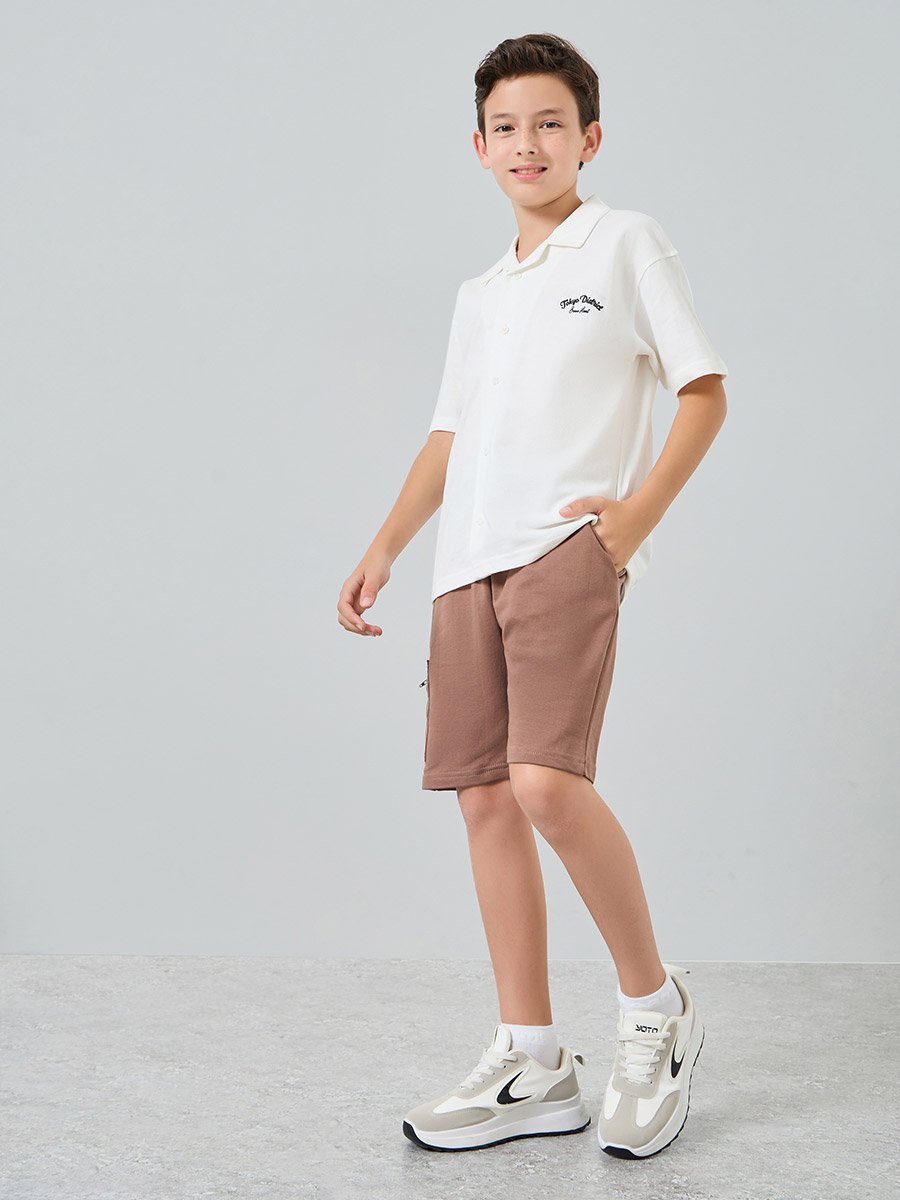 Boys Jersey Graphic Print T-Shirt and Shorts Set