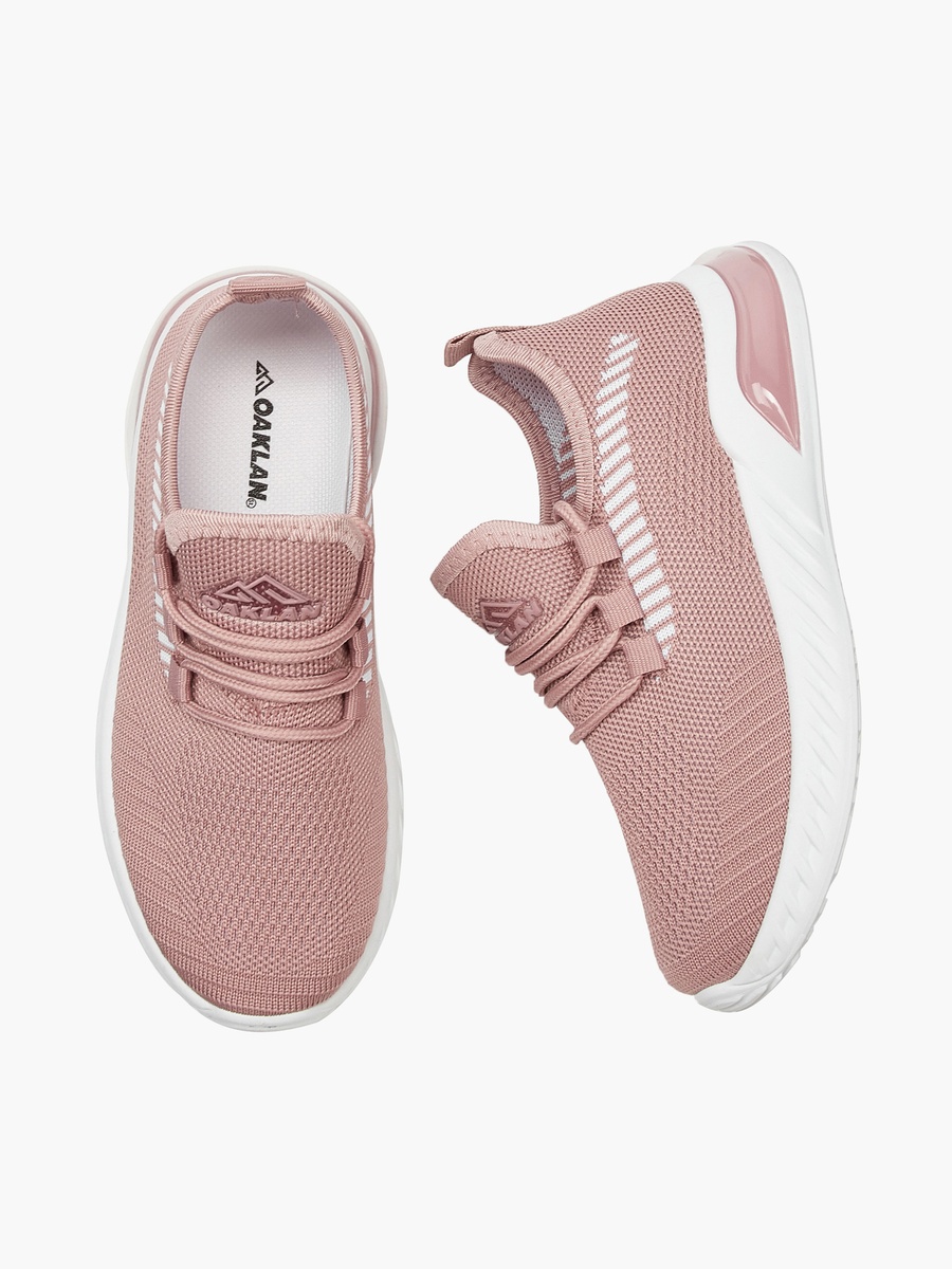Textured Lace-Up Sports Shoes
