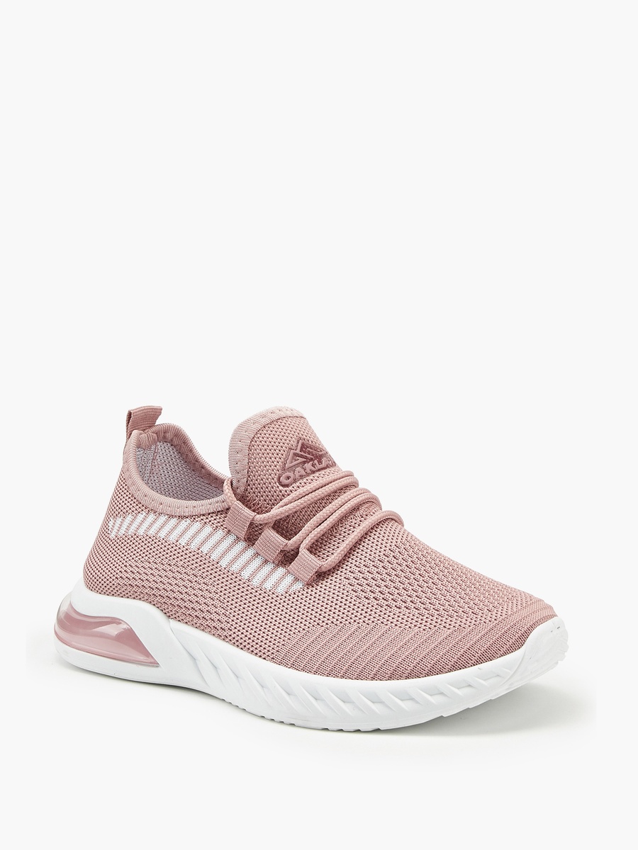 Textured Lace-Up Sports Shoes