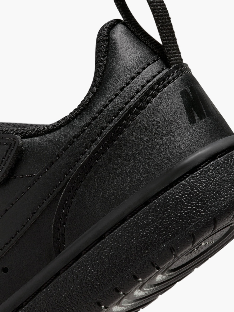 COURT BOROUGH LOW RECRAFT BPV School Shoes with Hook and Loop Closure - DV5457-002