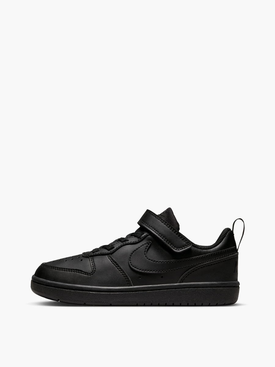 COURT BOROUGH LOW RECRAFT BPV School Shoes with Hook and Loop Closure - DV5457-002