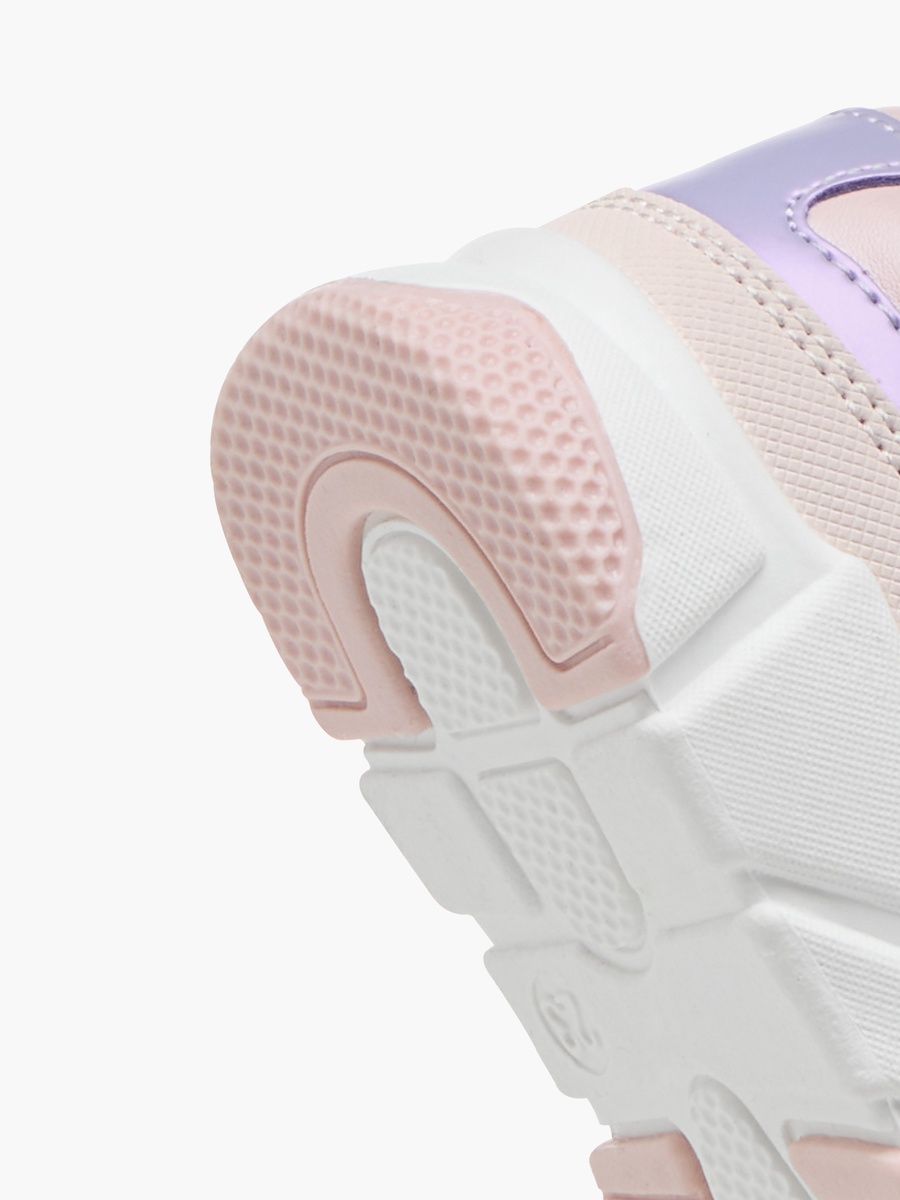 Panelled Sneakers with Hook and Loop Closure