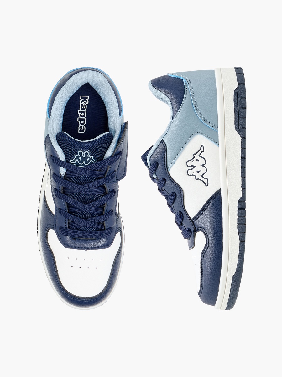 Colourblock Sneakers with Hook and Loop Closure