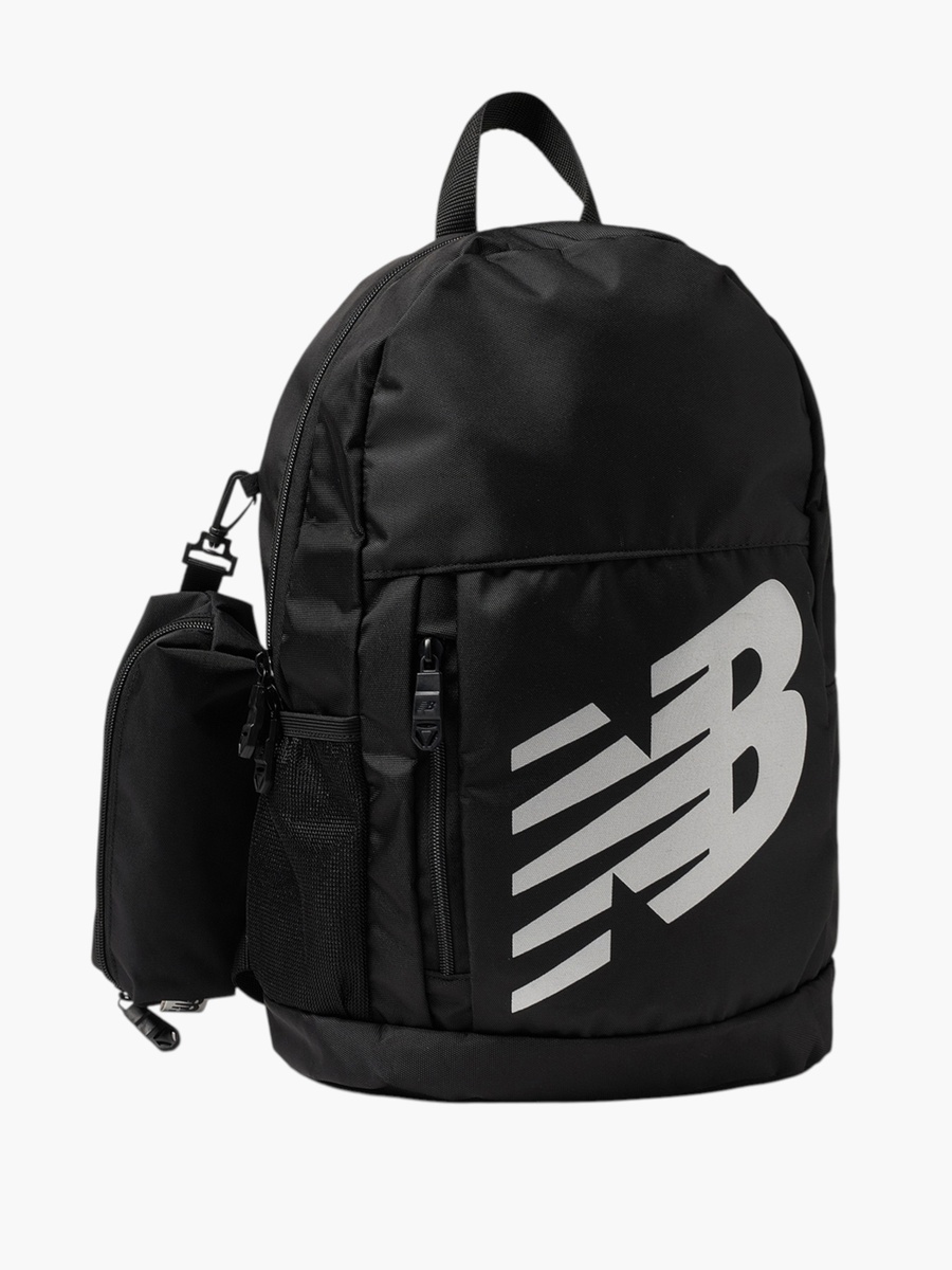 Logo Print School Backpack with Pencil Pouch - 14x28x43 cm