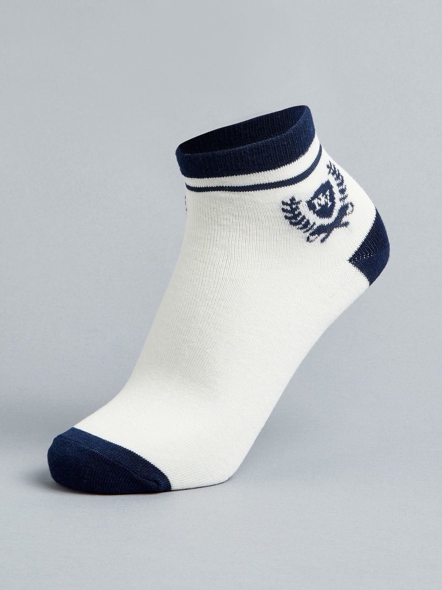 Pack of 3 - Embroidered Ankle Length Socks