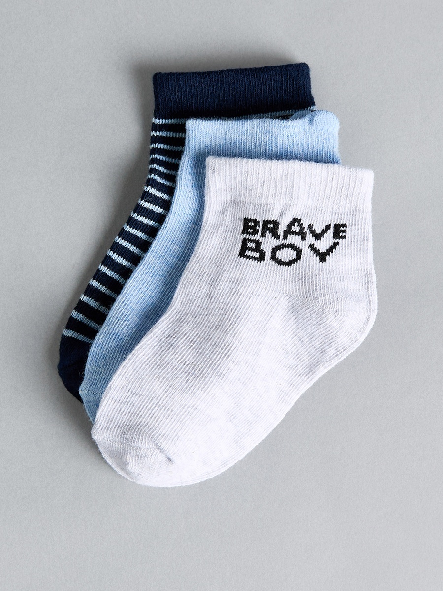 Pack of 3 - Printed Ankle Length Socks