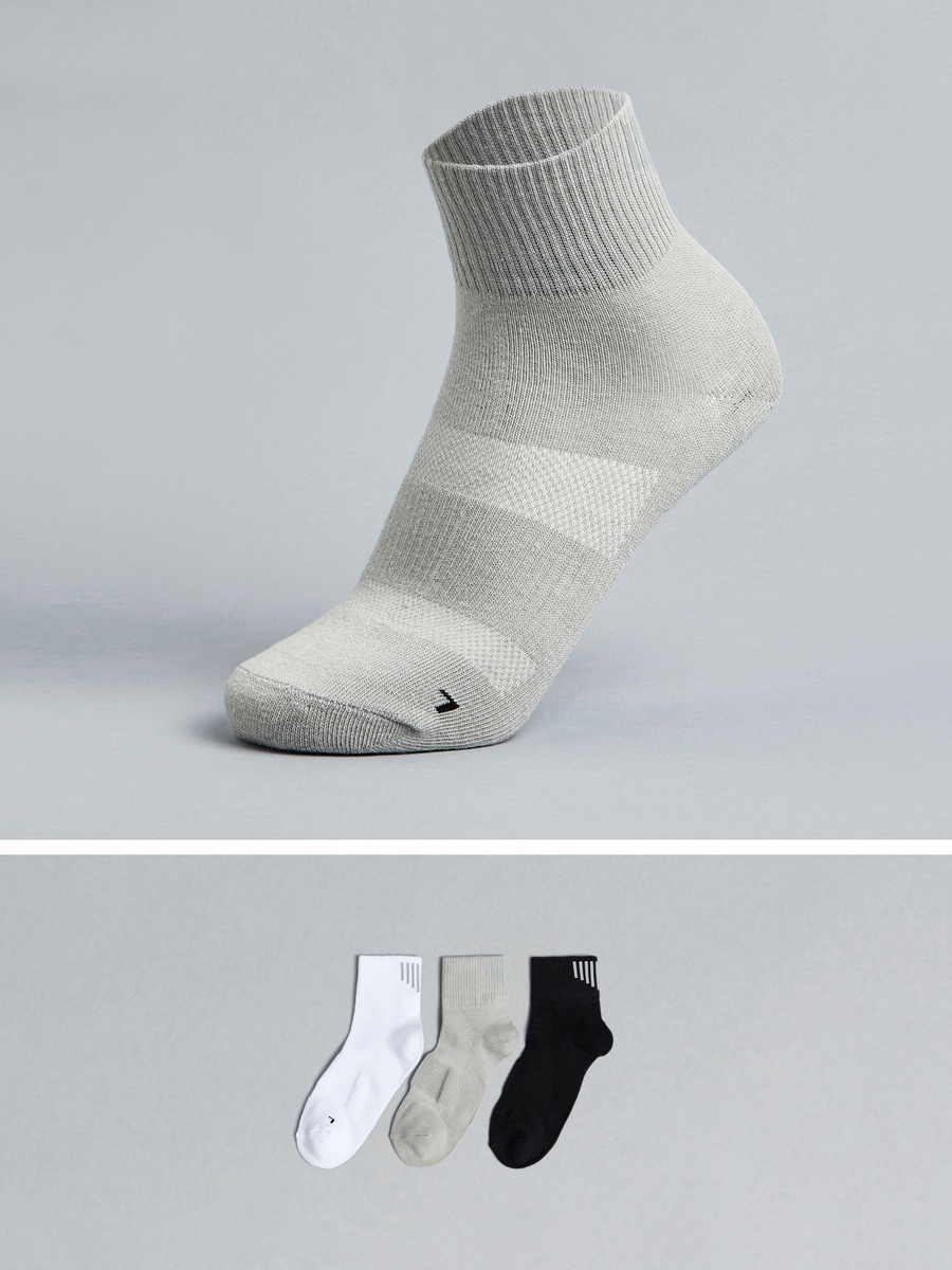Pack of 3 - Reflector Sports Ankle Length Socks