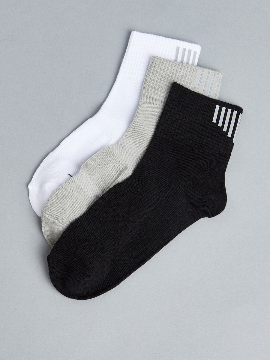 Pack of 3 - Reflector Sports Ankle Length Socks