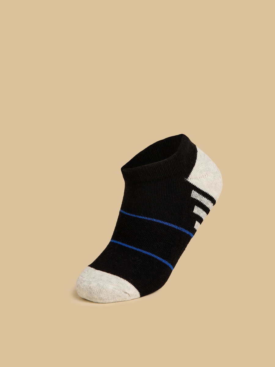 Pack of 3 - Striped Ankle Length Sports Socks