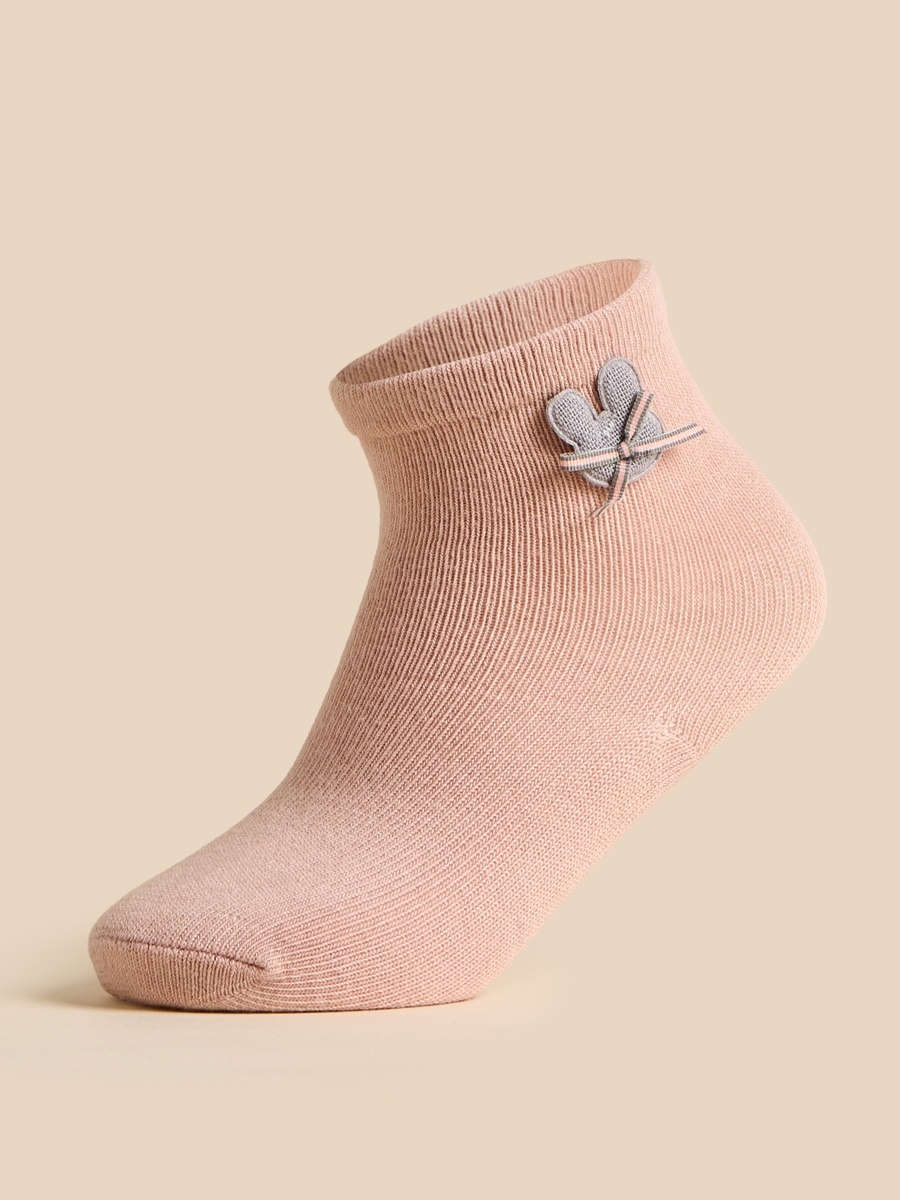 Pack of 3 - Bow Detail Ankle Length Socks