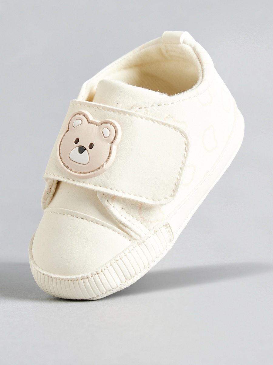 Teddy Bear Applique Booties