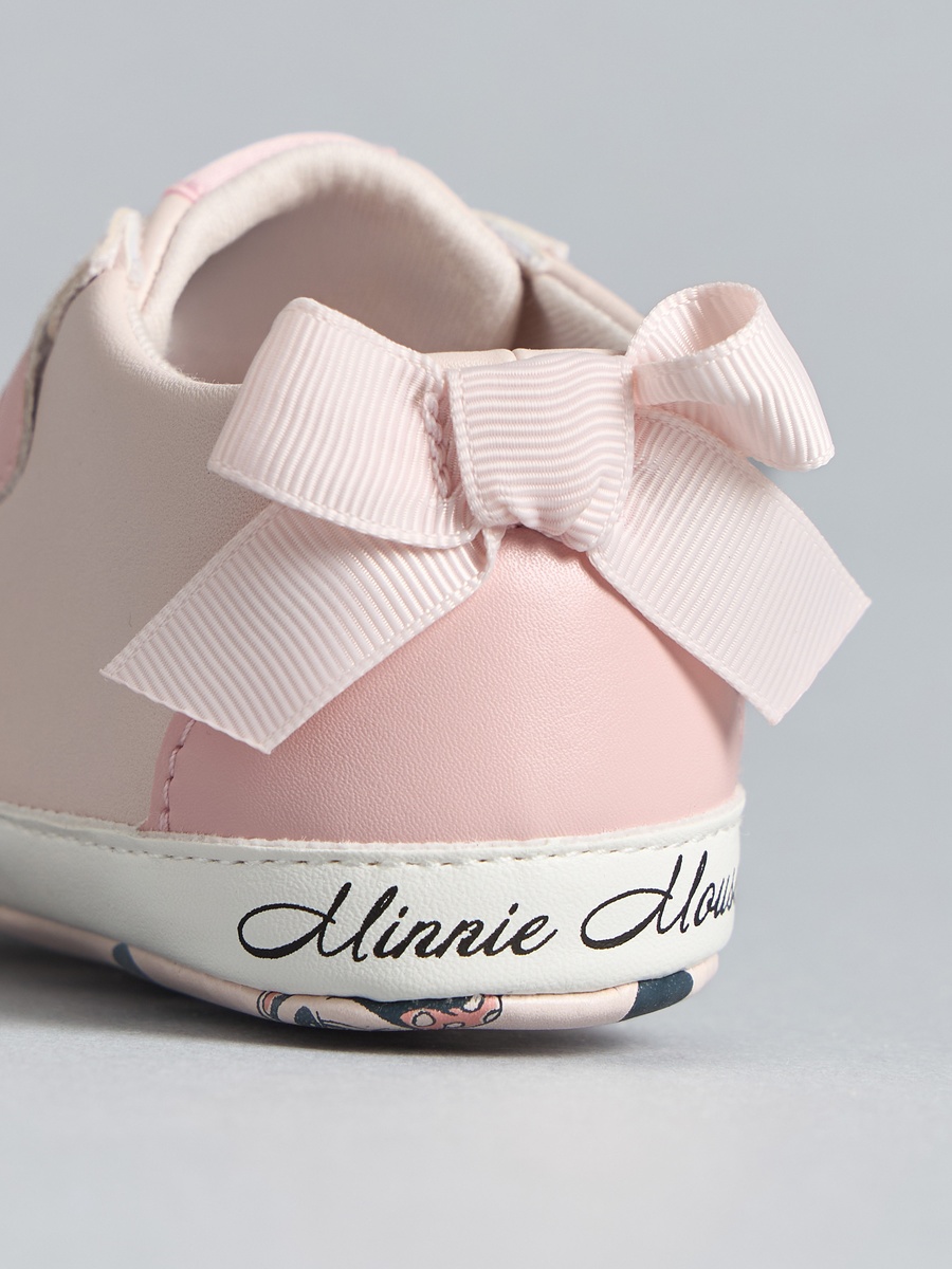 Minnie Mouse Print Booties