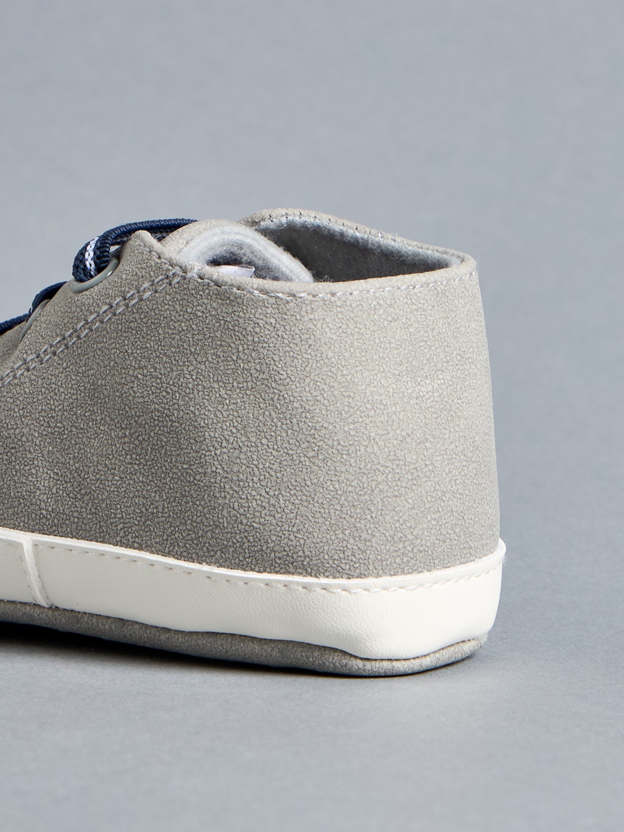 Applique Accent Lace-Up Booties