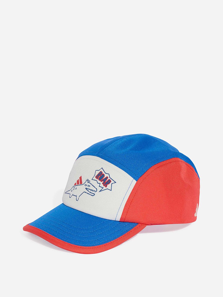Little Kids With Print Unisex Cap Blue