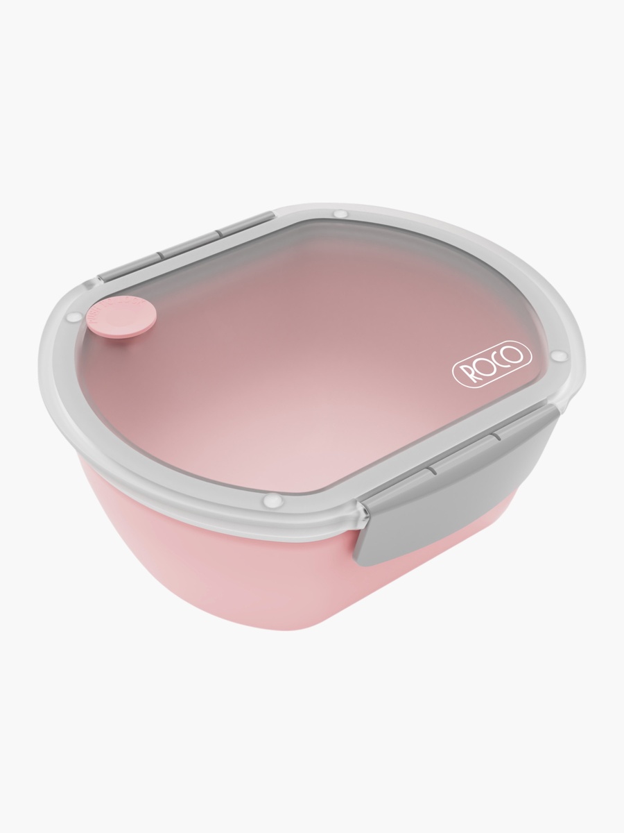 Solid Lunch Box with Clip Lock Closure