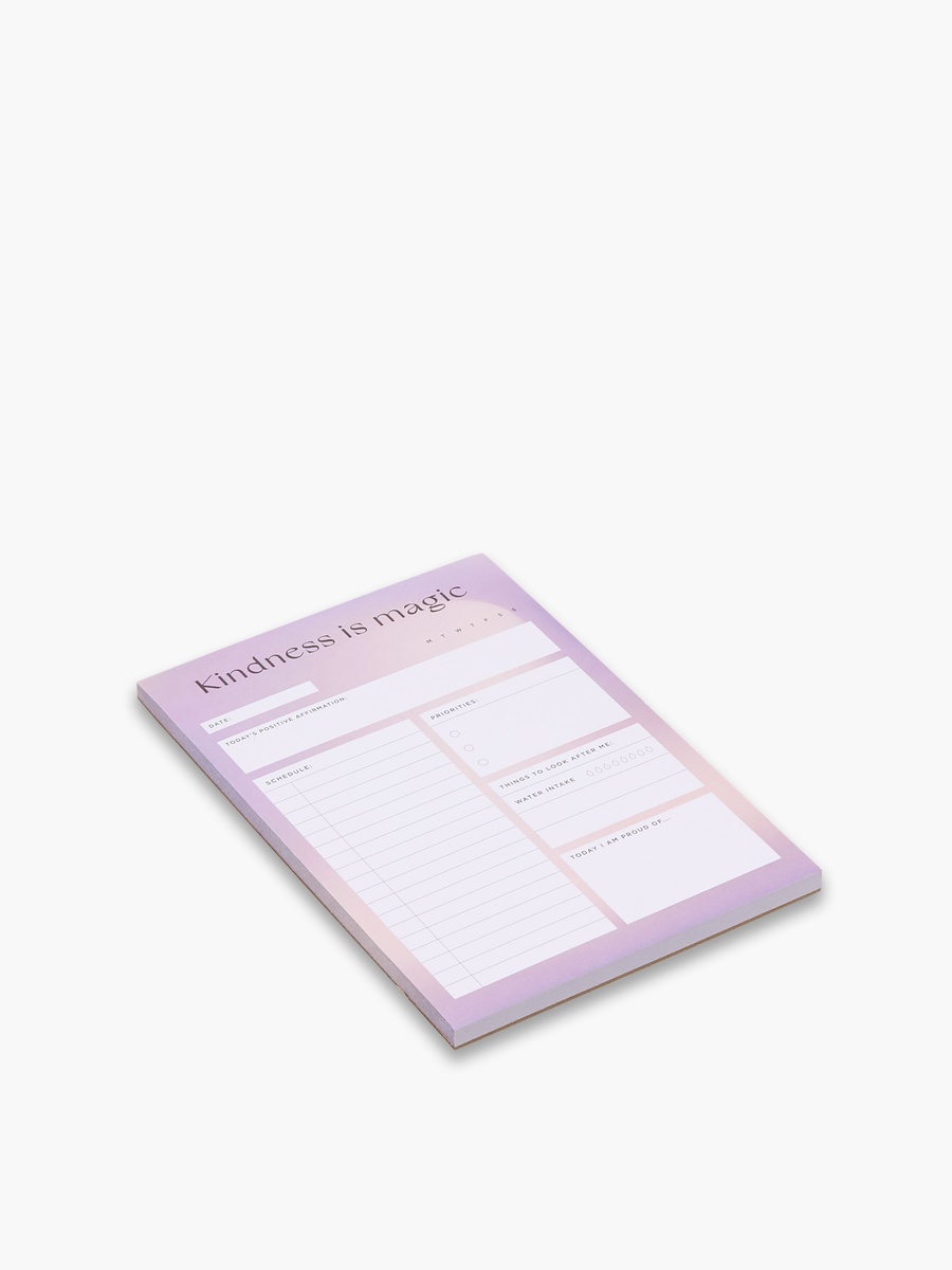 Kindness Is Magic Printed 60-Sheet Daily Journal and Planner