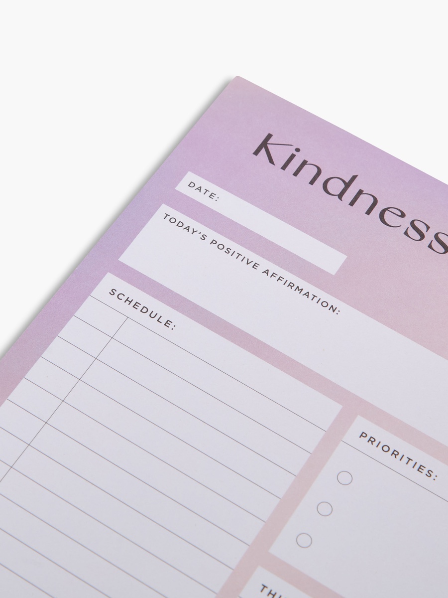 Kindness Is Magic Printed 60-Sheet Daily Journal and Planner