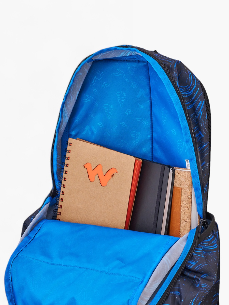 Printed School Backpack with Adjustable Shoulder Straps - 24x32x47 cm