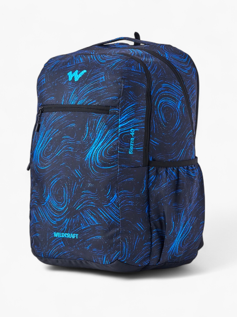 Printed School Backpack with Adjustable Shoulder Straps - 24x32x47 cm
