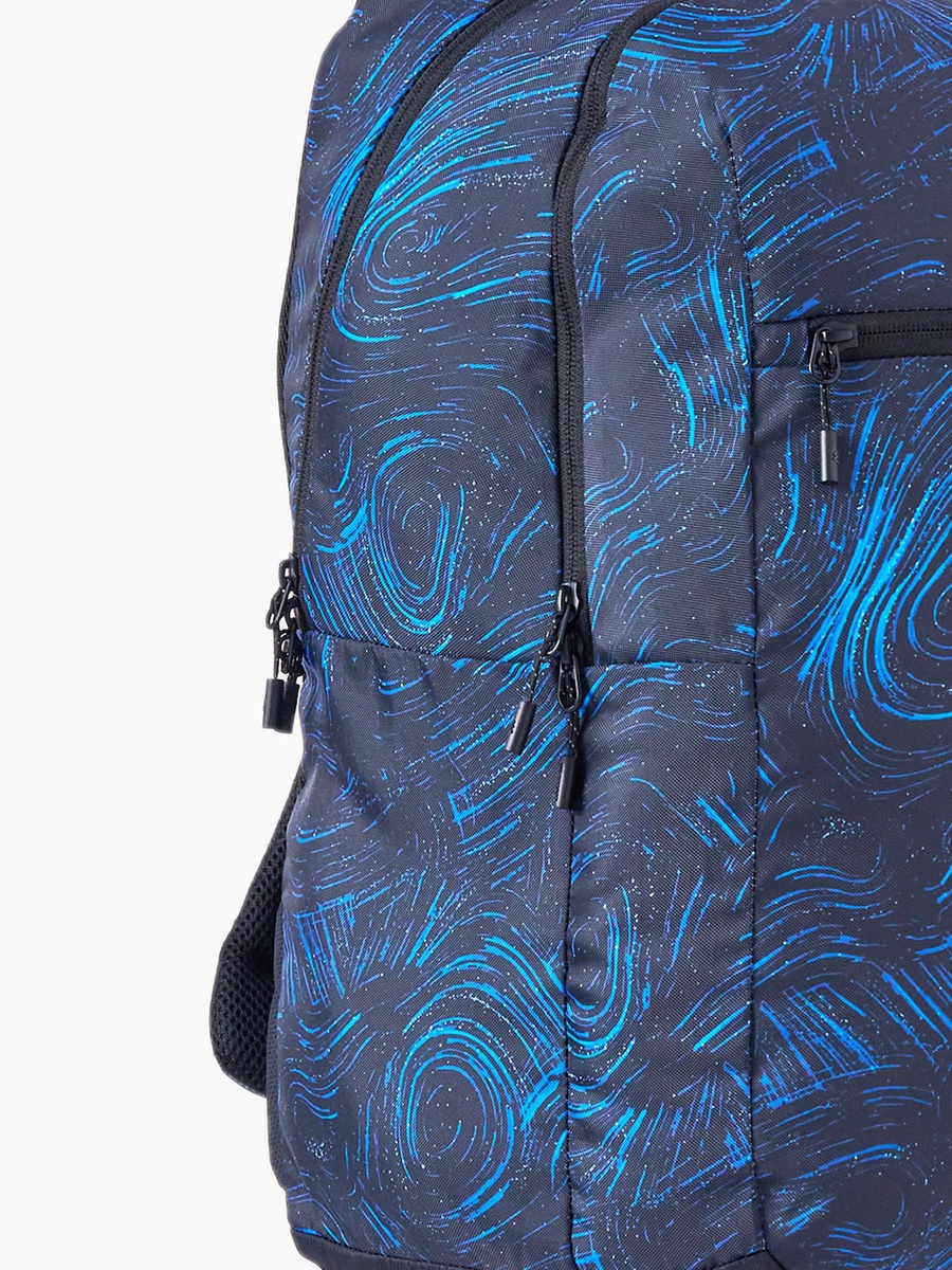 Printed School Backpack with Adjustable Shoulder Straps - 24x32x47 cm