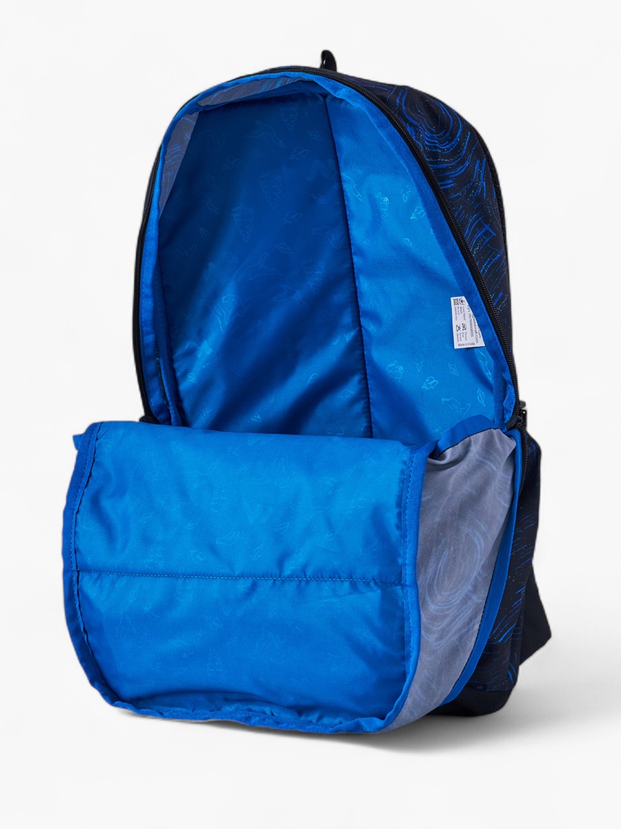 Printed School Backpack with Adjustable Shoulder Straps - 24x32x47 cm