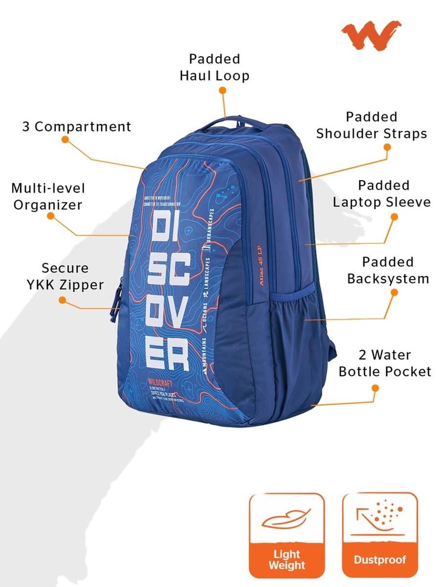Atlas 45 Backpack with Laptop Sleeve