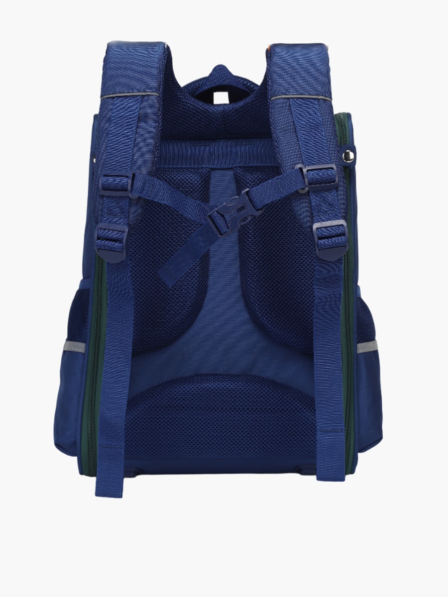 Mimi Logo Detail Backpack with Adjustable Straps and Zip Closure - 28x10x38 cm