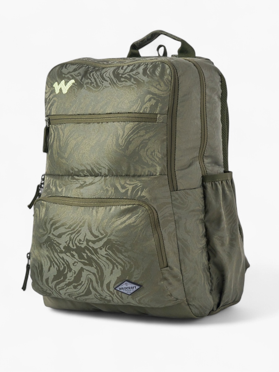 Solid School Backpack with Adjustable Shoulder Straps - 25x32x47 cm