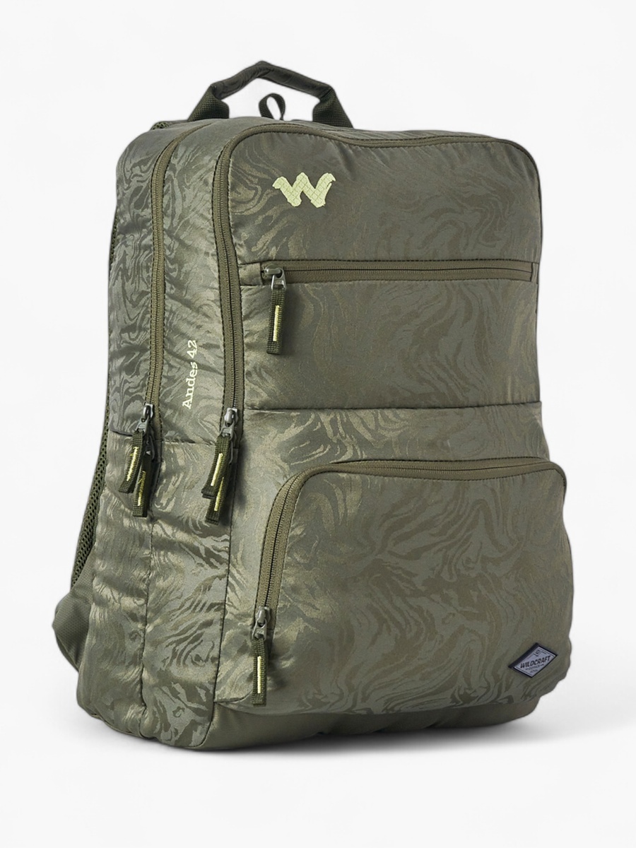 Solid School Backpack with Adjustable Shoulder Straps - 25x32x47 cm