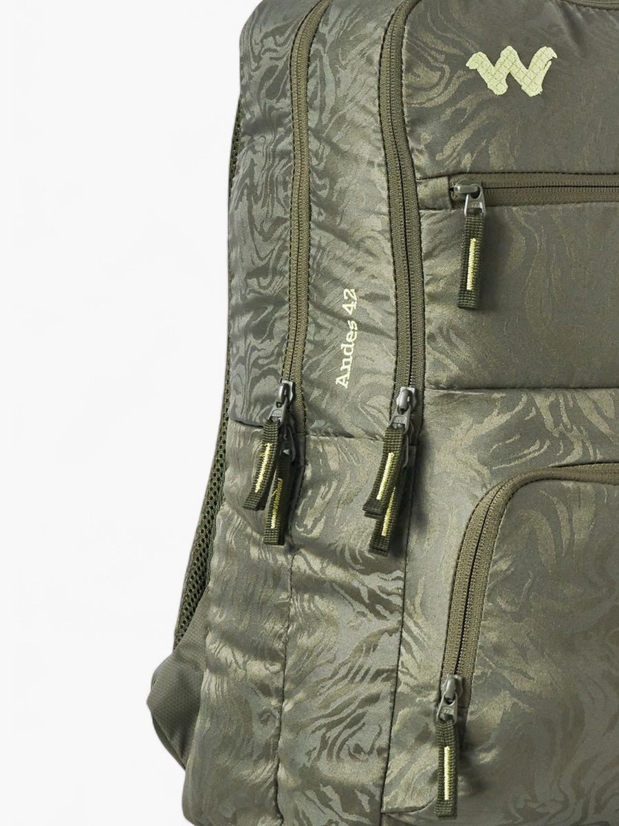 Solid School Backpack with Adjustable Shoulder Straps - 25x32x47 cm