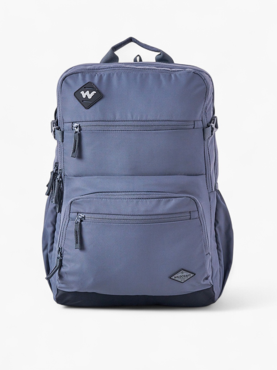 Solid School Backpack with Adjustable Shoulder Straps - 25x32x46 cm