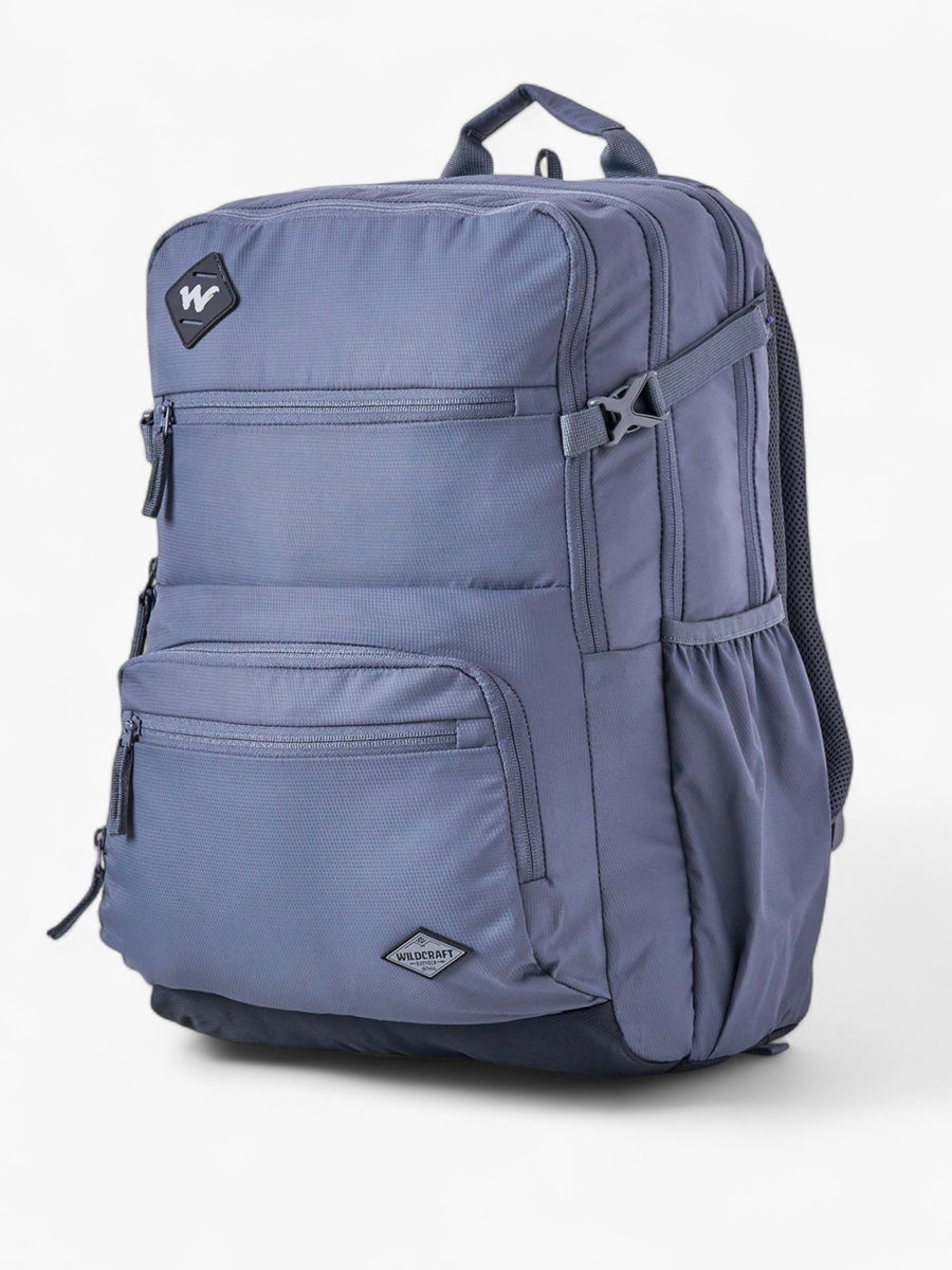 Solid School Backpack with Adjustable Shoulder Straps - 25x32x46 cm