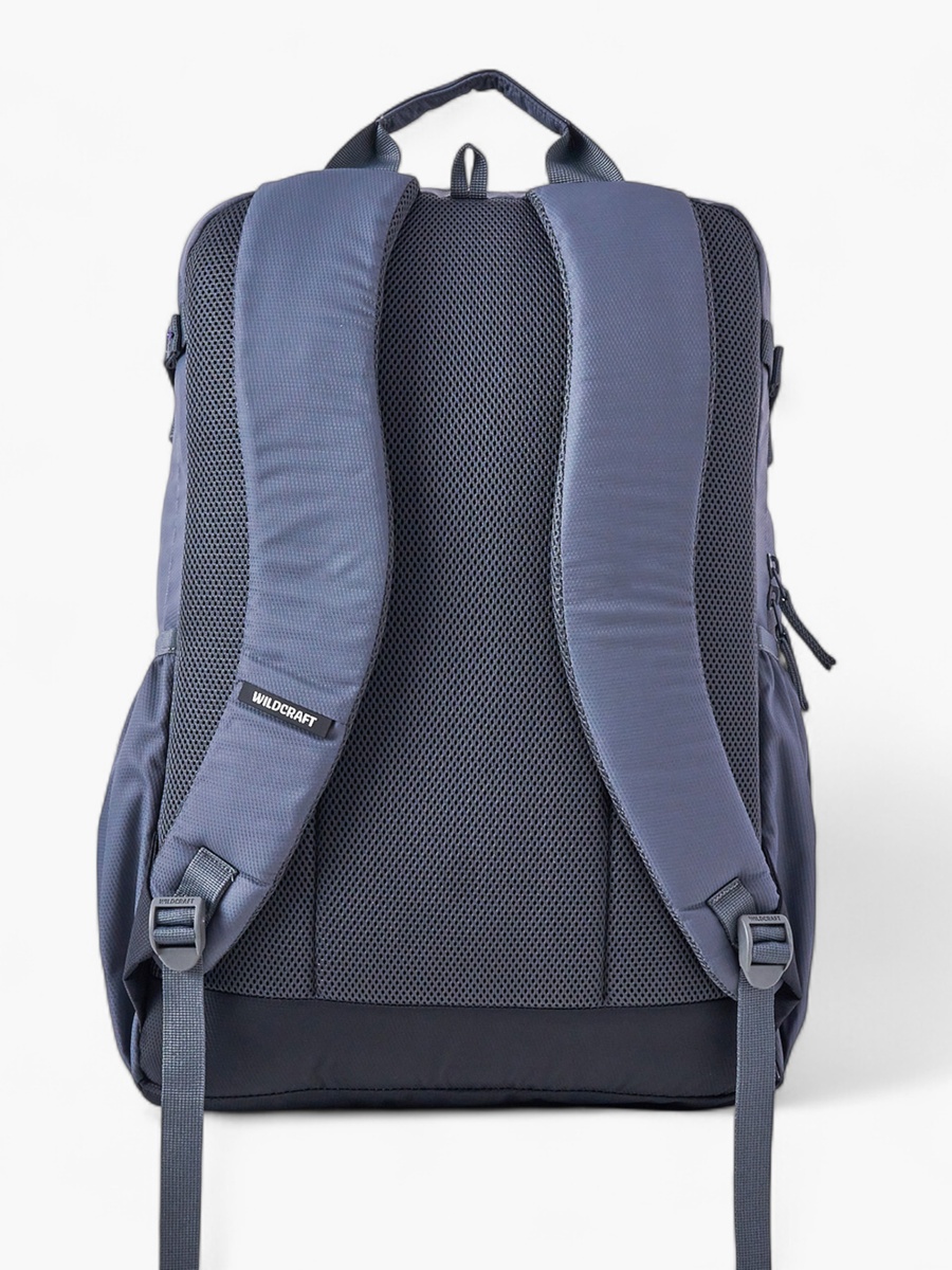 Solid School Backpack with Adjustable Shoulder Straps - 25x32x46 cm
