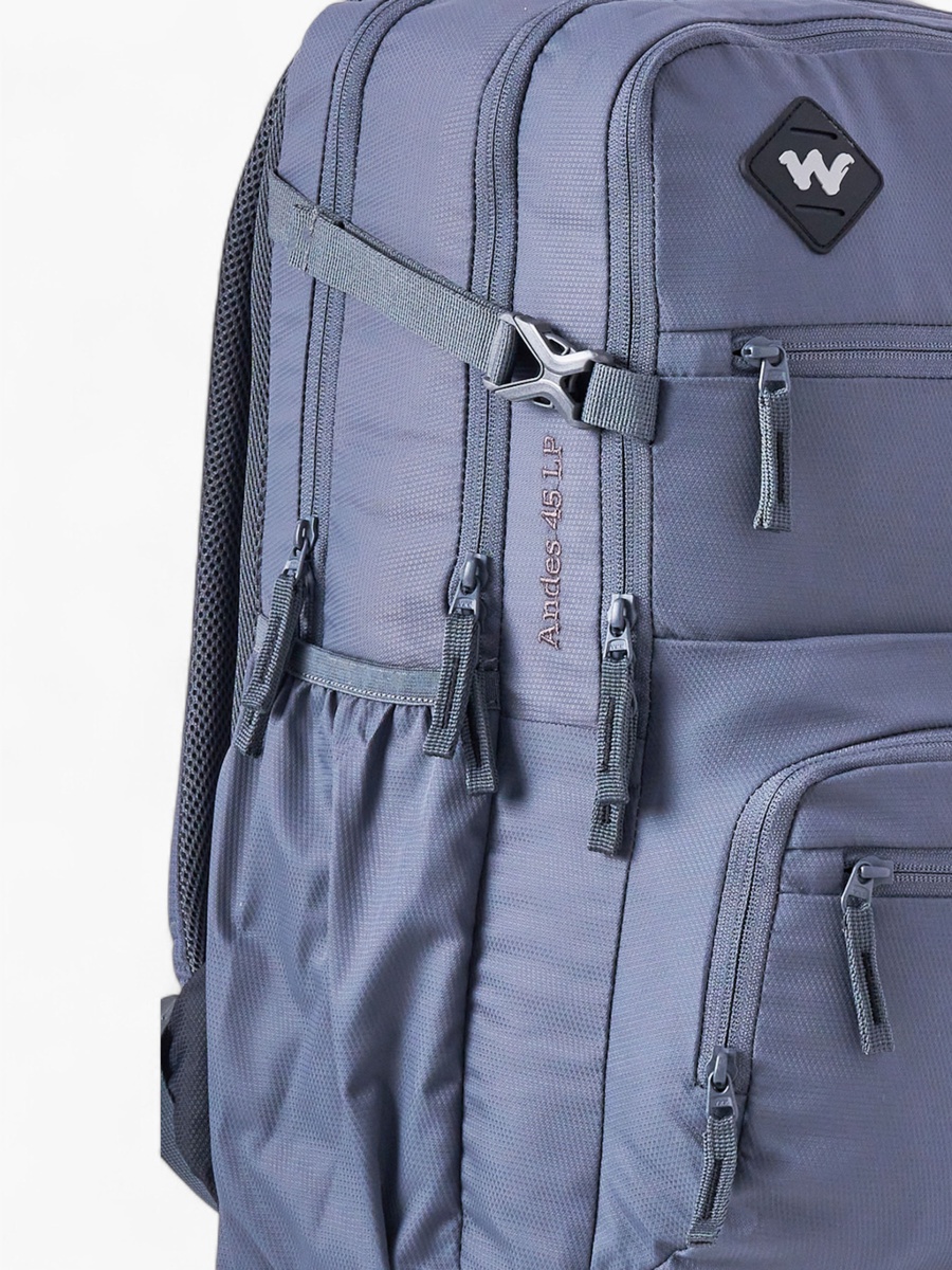 Solid School Backpack with Adjustable Shoulder Straps - 25x32x46 cm
