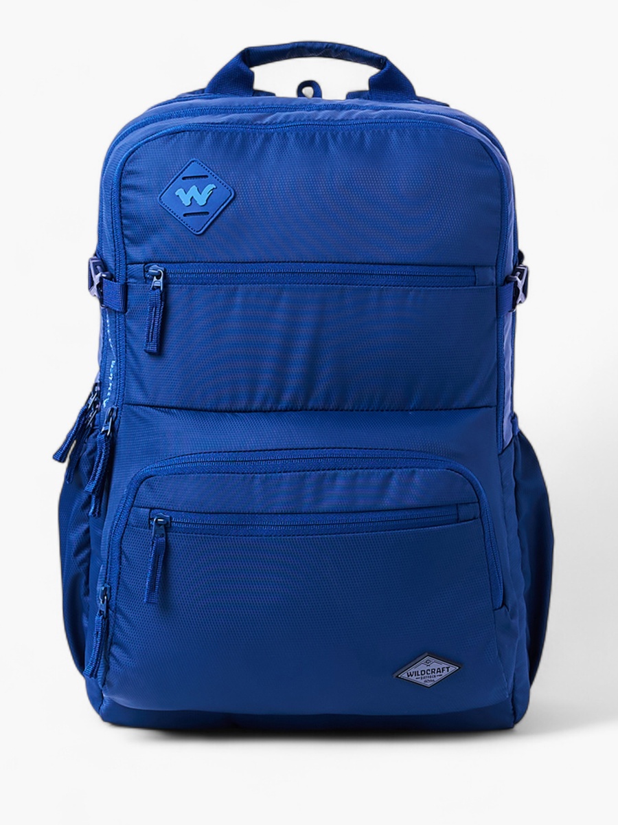 Solid School Backpack with Adjustable Shoulder Straps - 25x32x46 cm