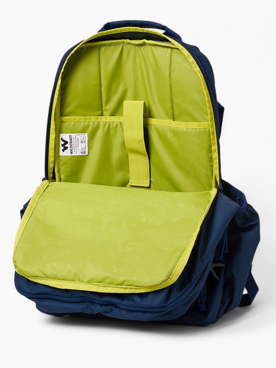 Solid School Backpack with Adjustable Shoulder Straps - 25x32x46 cm