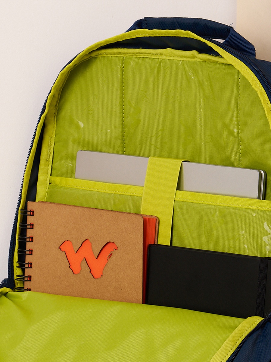 Solid School Backpack with Adjustable Shoulder Straps - 25x32x46 cm