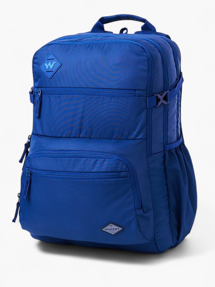 Solid School Backpack with Adjustable Shoulder Straps - 25x32x46 cm