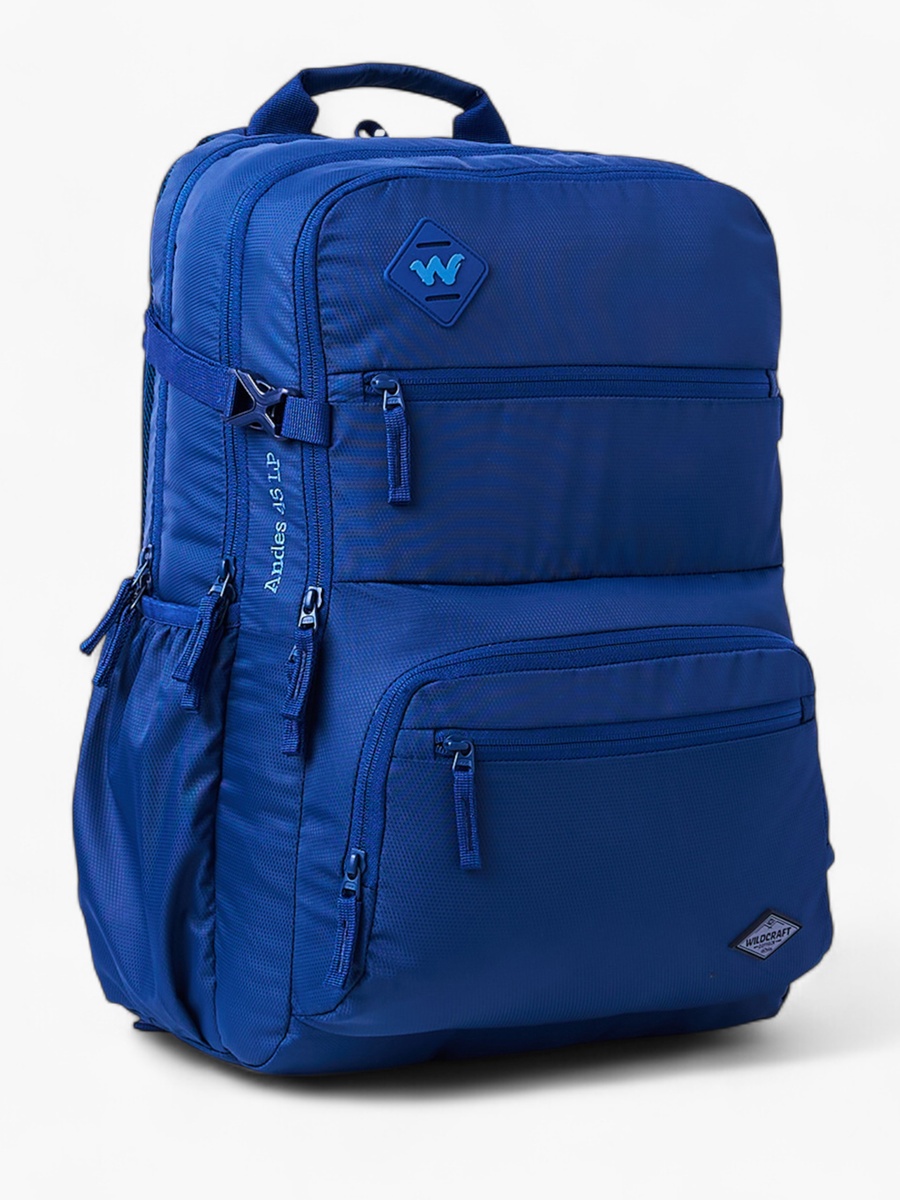 Solid School Backpack with Adjustable Shoulder Straps - 25x32x46 cm