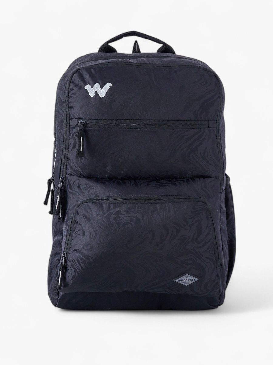 Solid School Backpack with Adjustable Shoulder Straps - 25x32x47 cm