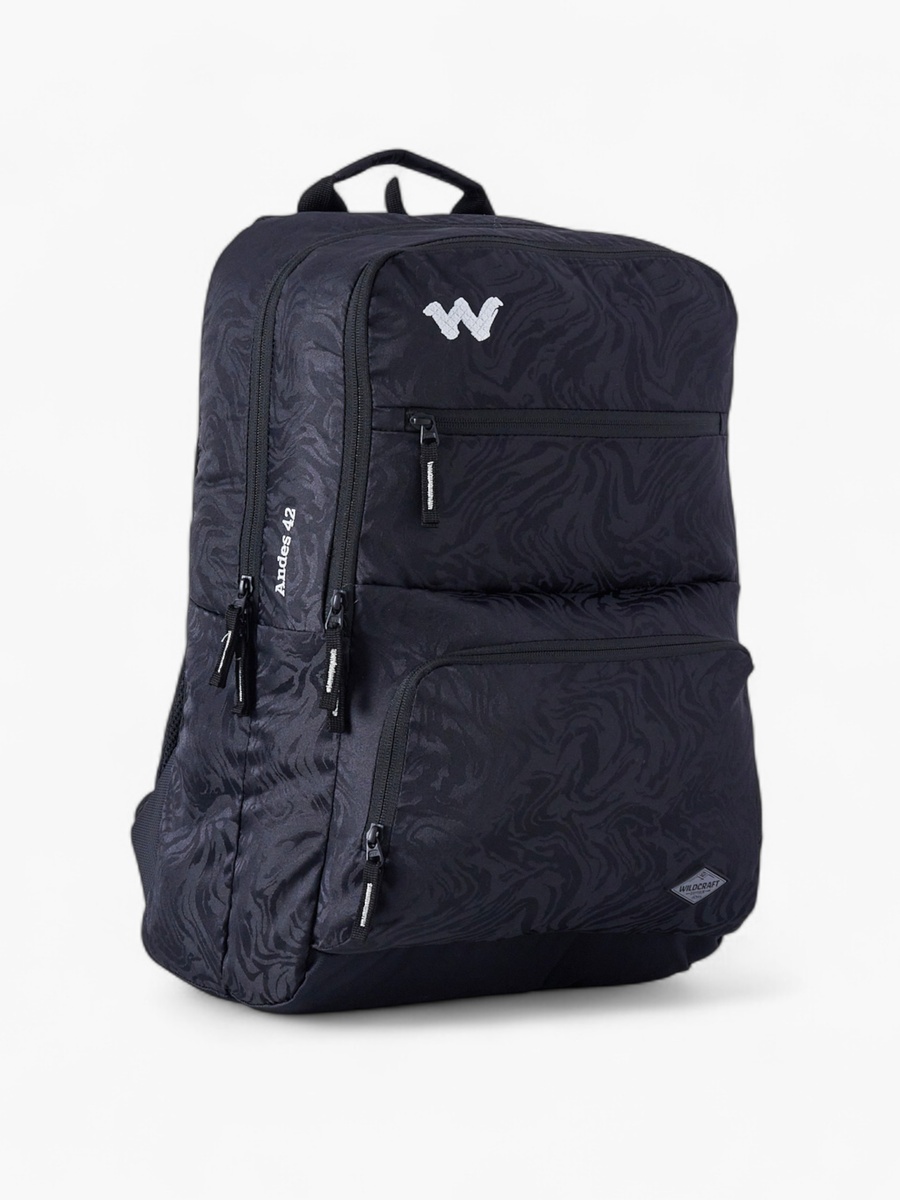 Solid School Backpack with Adjustable Shoulder Straps - 25x32x47 cm
