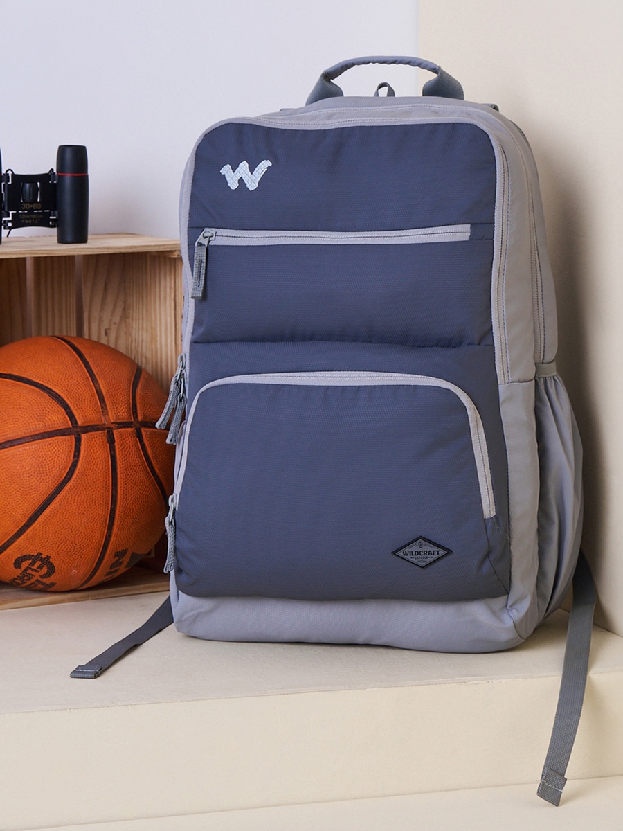 Solid School Backpack with Adjustable Shoulder Straps - 25x32x47 cm