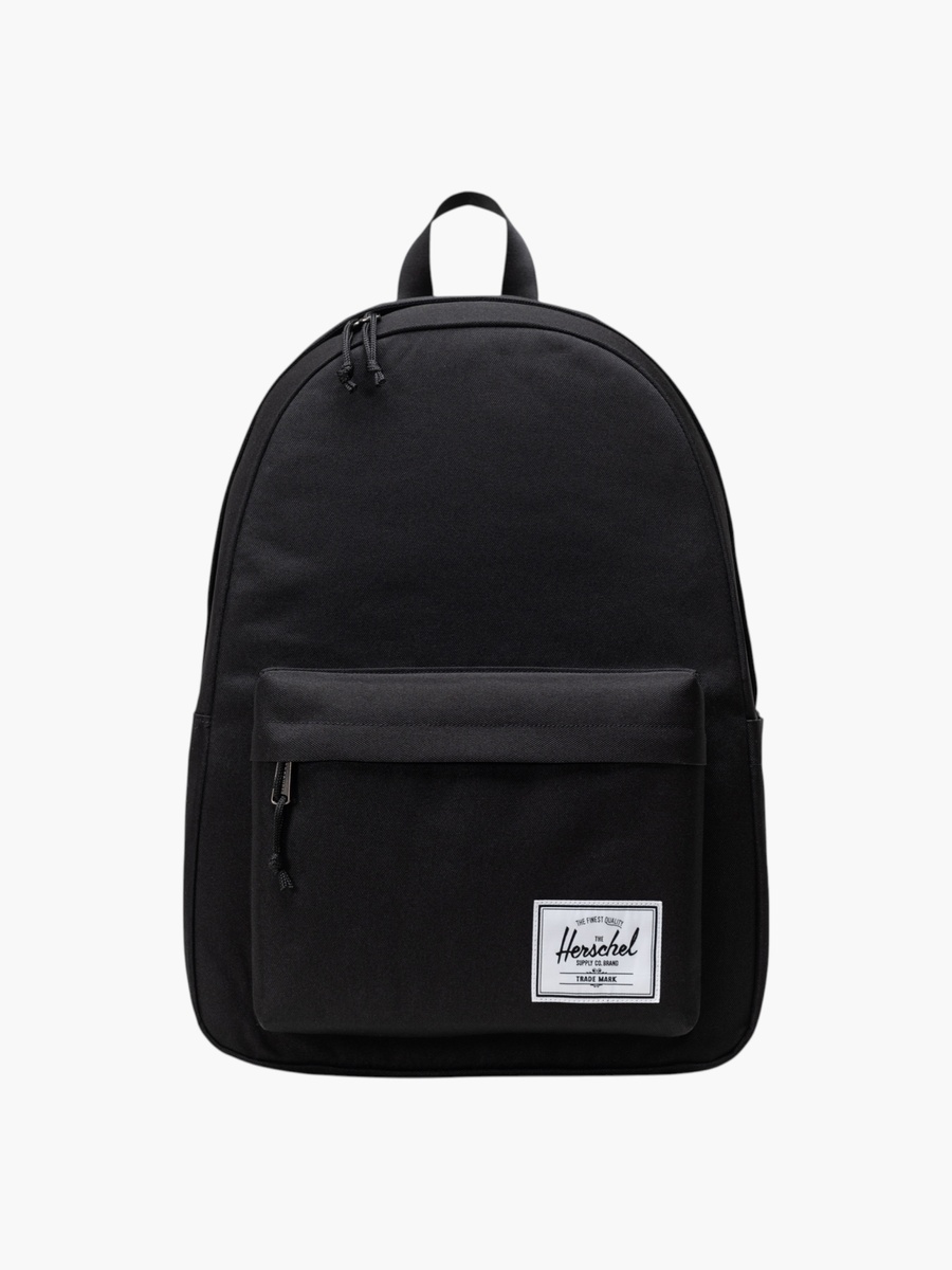 Solid Backpack with Adjustable Shoulder Straps - 46x33 cm